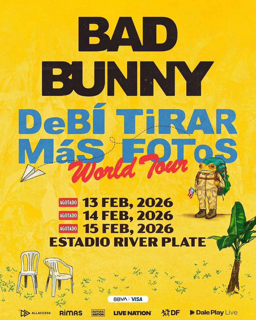 BAD BUNNY hace historia y agota tres estadios River Plate