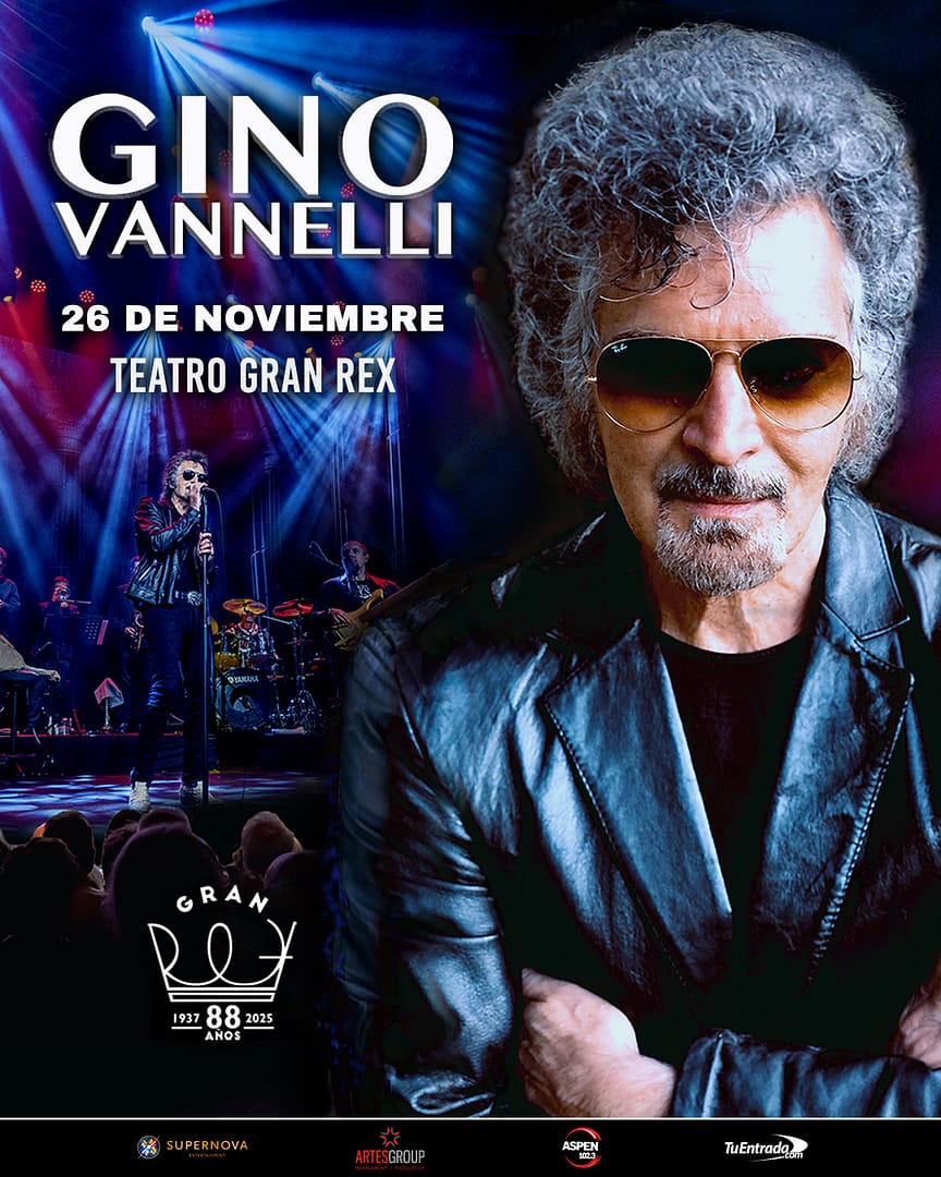 GINO VANNELI LLEGA AL GRAN REX PARA CANTAR SUS GRANDES ÉXITOS