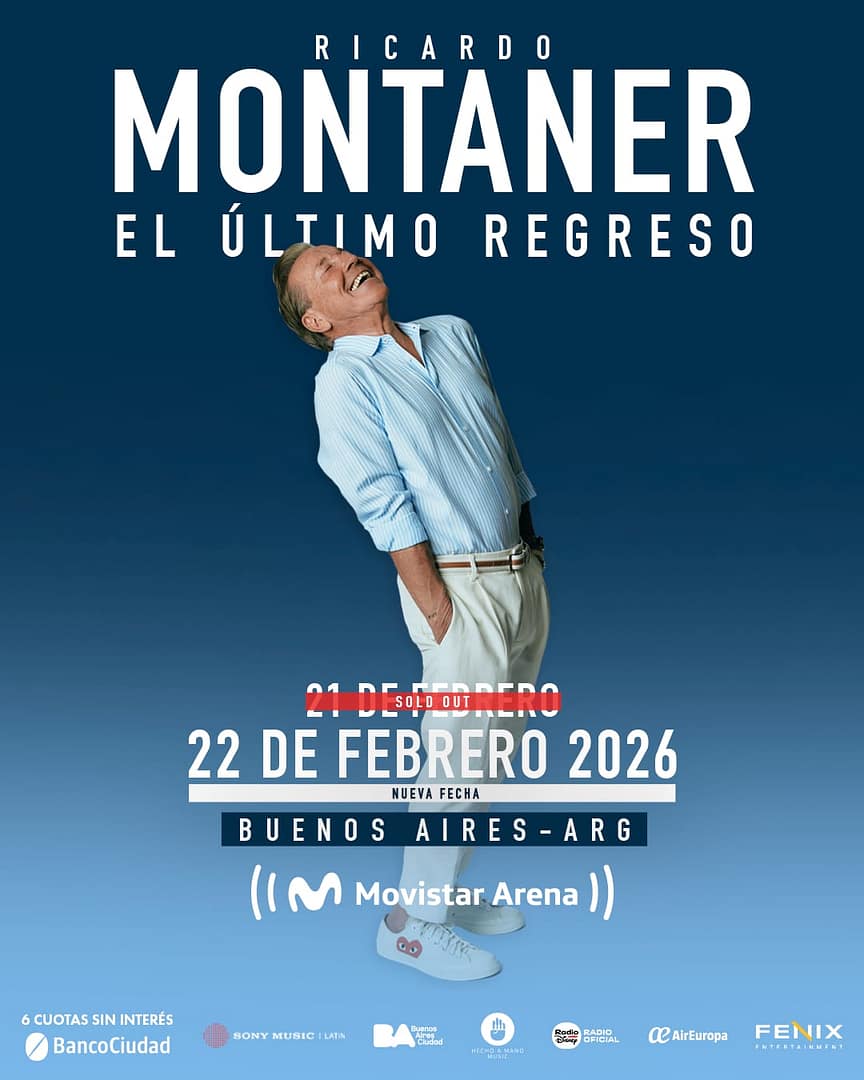 COMENZÓ LA VENTA PARA EL SEGUNDO MOVISTAR ARENA DE RICARDO MONTANER