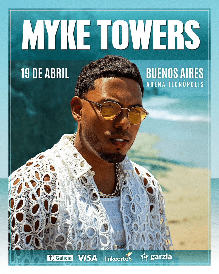 MYKE TOWERS llega el 19 DE ABRIL al ARENA TECNÓPOLIS