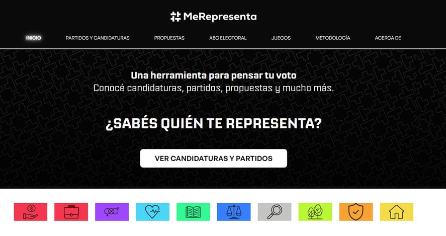 #MeRepresenta: crearon una herramienta interactiva sobre las elecciones