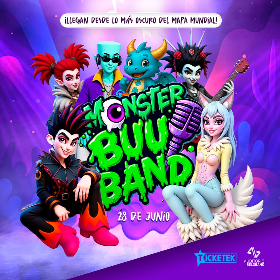 “MONSTER BUU BAND” una obra de teatro musical para toda la familia