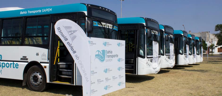 Se presentarán las nuevas unidades correspondientes a la línea 521 de Bahía Transporte SAPEM